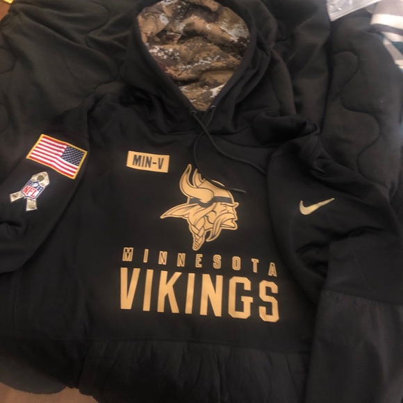 vikings military hoodie